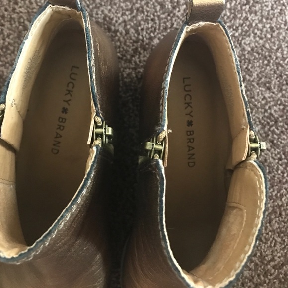 Lucky brand Basel zip up booties - Picture 2 of 6